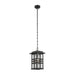 Kichler 49833 Beacon Square 1-lt Outdoor Pendant - Textured Black