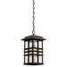 Kichler 49833 Beacon Square 1-lt Outdoor Pendant - Olde Bronze