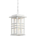 Kichler 49833 Beacon Square 1-lt Outdoor Pendant - Textured White