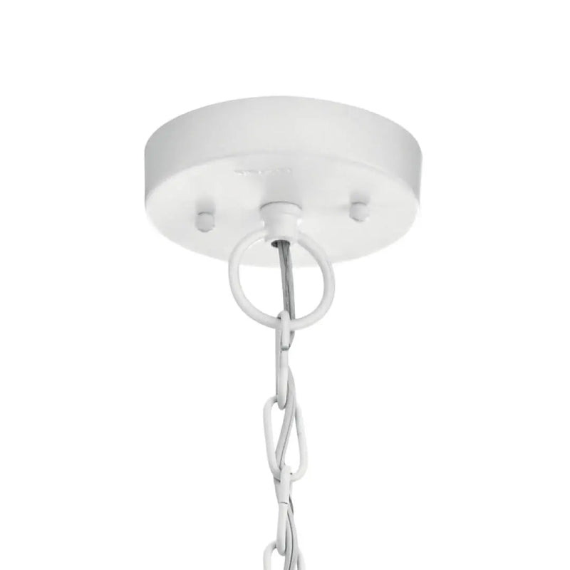 Kichler 49833 Beacon Square 1-lt Outdoor Pendant - Textured White