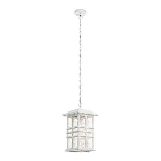 Kichler 49833 Beacon Square 1-lt Outdoor Pendant - Textured White