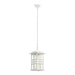 Kichler 49833 Beacon Square 1-lt Outdoor Pendant - Textured White