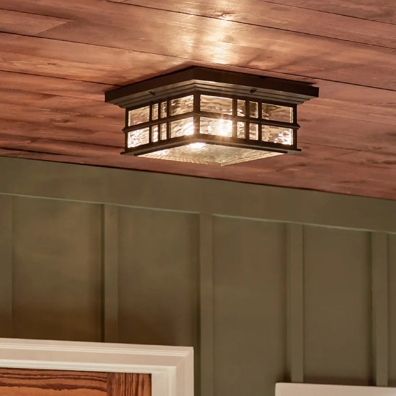 Kichler 49834 Beacon Square 2-lt 12" Outdoor Flush Mount