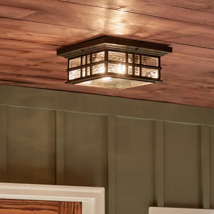 Kichler 49834 Beacon Square 2-lt 12" Outdoor Flush Mount