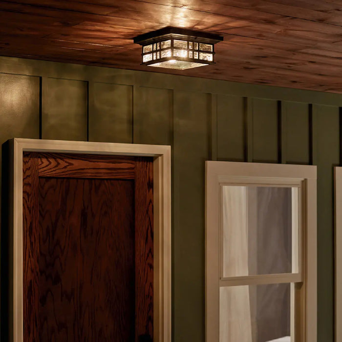 Kichler 49834 Beacon Square 2-lt 12" Outdoor Flush Mount