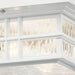 Kichler 49834 Beacon Square 2-lt 12" Outdoor Flush Mount - White