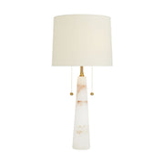 Arteriors Sidney 2-lt 34" Tall Table Lamp - White/Putty