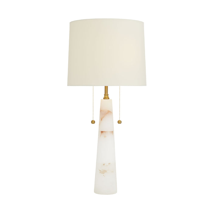 Arteriors Sidney 2-lt 34" Tall Table Lamp - White/Putty