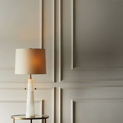 Arteriors Sidney 2-lt 34" Tall Table Lamp - White/Putty