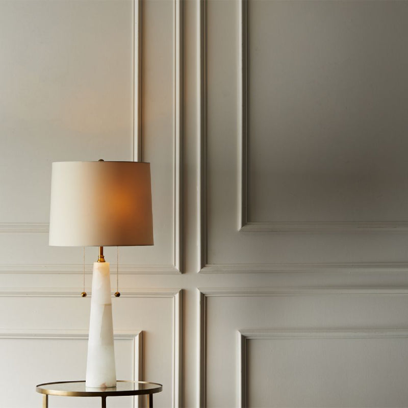 Arteriors Sidney 2-lt 34" Tall Table Lamp - White/Putty