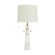Arteriors Sidney 2-lt 34" Tall Table Lamp - White/Putty