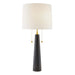 Arteriors Sidney 2-lt 34" Tall Table Lamp - Black Marble