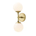 Arteriors Polaris 49961 2-lt 17" Tall Wall Sconce
