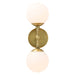 Arteriors Polaris 49961 2-lt 17" Tall Wall Sconce