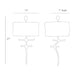 Arteriors Gilbert 1-lt 27" Tall Wall Sconce