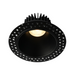 Lotus LD4R-HO-IT 4" 18W LED Round Deep Regressed Plenum Rated Trimless Downlight, 5CCT Selectable, 120V - Black