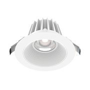 Lotus JXL-COB04-R15W 4" 15W LED Round Economy Recessed Downlight, 5CCT Selectable - Baffle White/White