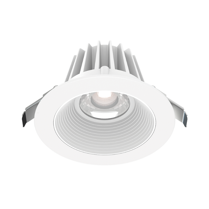 Lotus JXL-COB04-R15W 4" 15W LED Round Economy Recessed Downlight, 5CCT Selectable - Baffle White/White