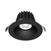 Lotus JXL-COB04-R15W 4" 15W LED Round Economy Recessed Downlight, 5CCT Selectable - Smooth Black/Black