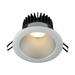 Lotus LD4R 4" 15W LED Round Deep Regressed Plenum Rated Downlight, Dim to Warm 3000-2000K - Silver/Silver