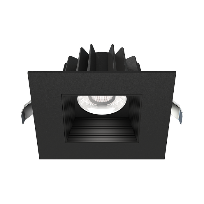 Lotus JXL-COB04-S15W 4" 15W LED Square Economy Recessed Downlight, 5CCT Selectable - Baffle Black/Black