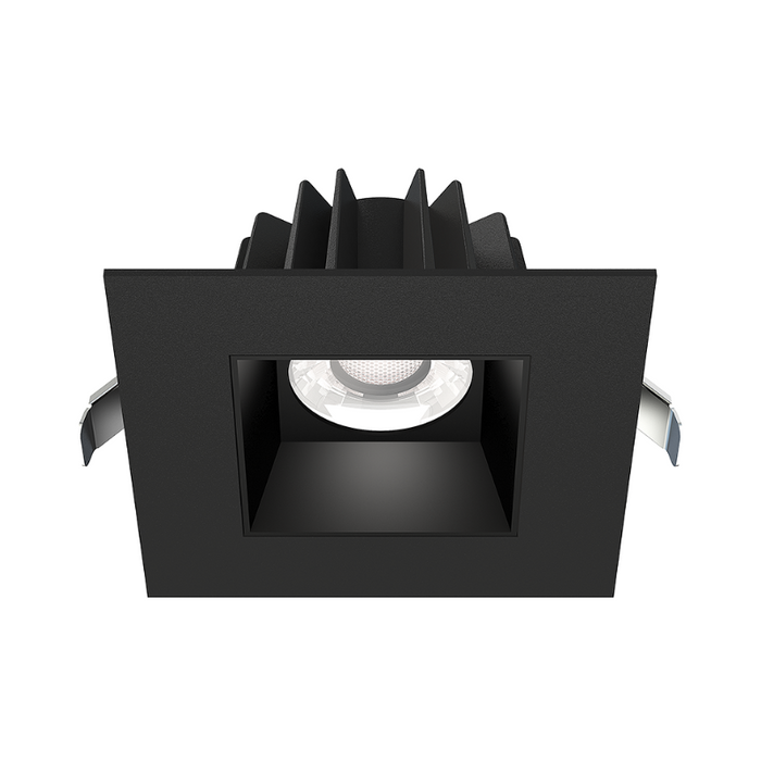 Lotus JXL-COB04-S15W 4" 15W LED Square Economy Recessed Downlight, 5CCT Selectable - Smooth Black/Black