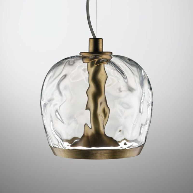 Leucos Aurelia Bold S22 2-lt 9" LED Pendant, Single Switch