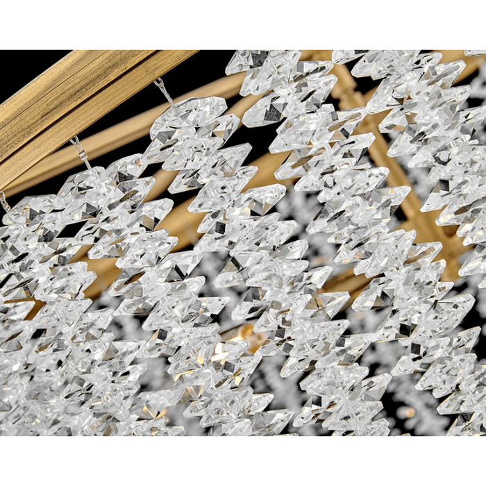 Fredrick Ramond FR41494 Rubina 6-lt 30" LED Convertible Chandelier