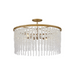 Fredrick Ramond FR41494 Rubina 6-lt 30" LED Convertible Chandelier