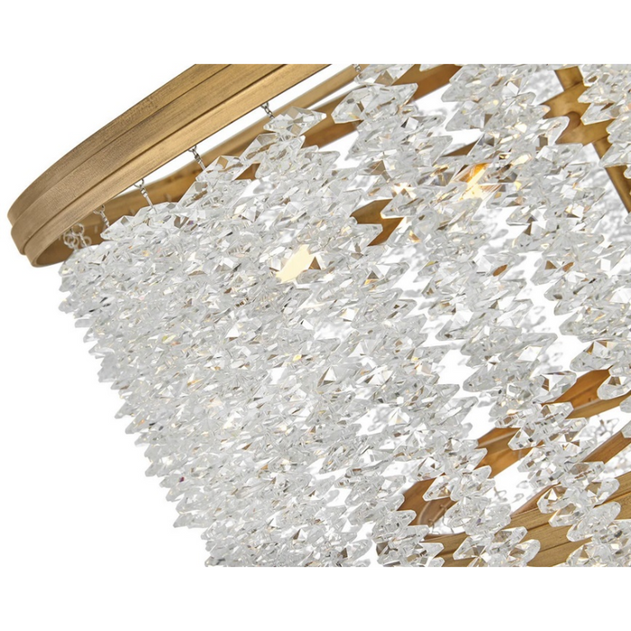 Fredrick Ramond FR41495 Rubina 10-lt 26" LED Chandelier
