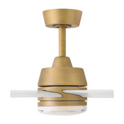 Hinkley 910672 Current 72" Smart Ceiling Fan with LED Light Kit - Heritage Brass