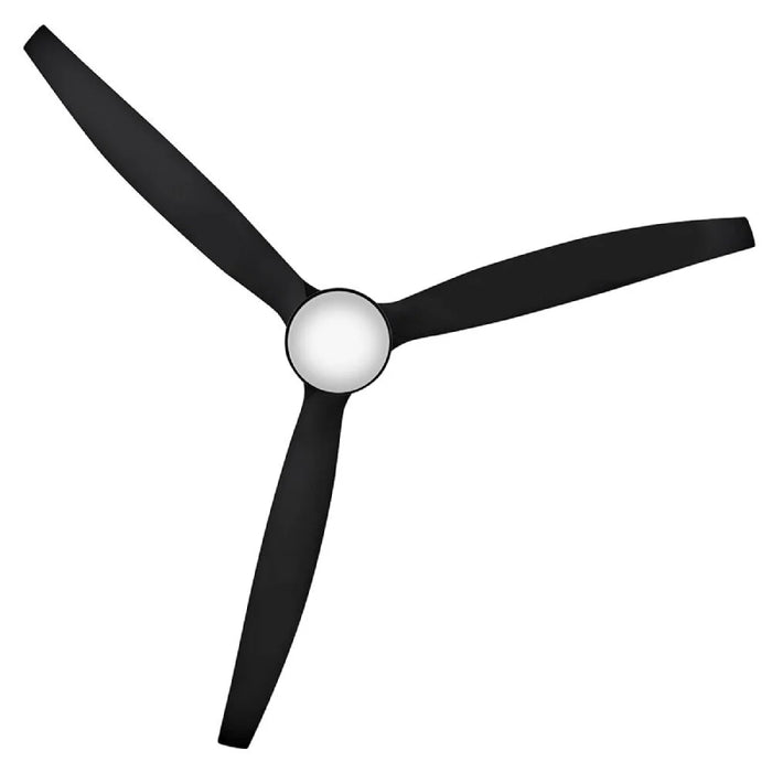 Hinkley 900172F Artiste 72" Outdoor Ceiling Fan with LED Light Kit - Matte Black