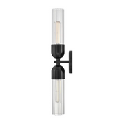 Hinkley 50912 Soren 2-lt 24" Tall LED Wall Sconce - Black