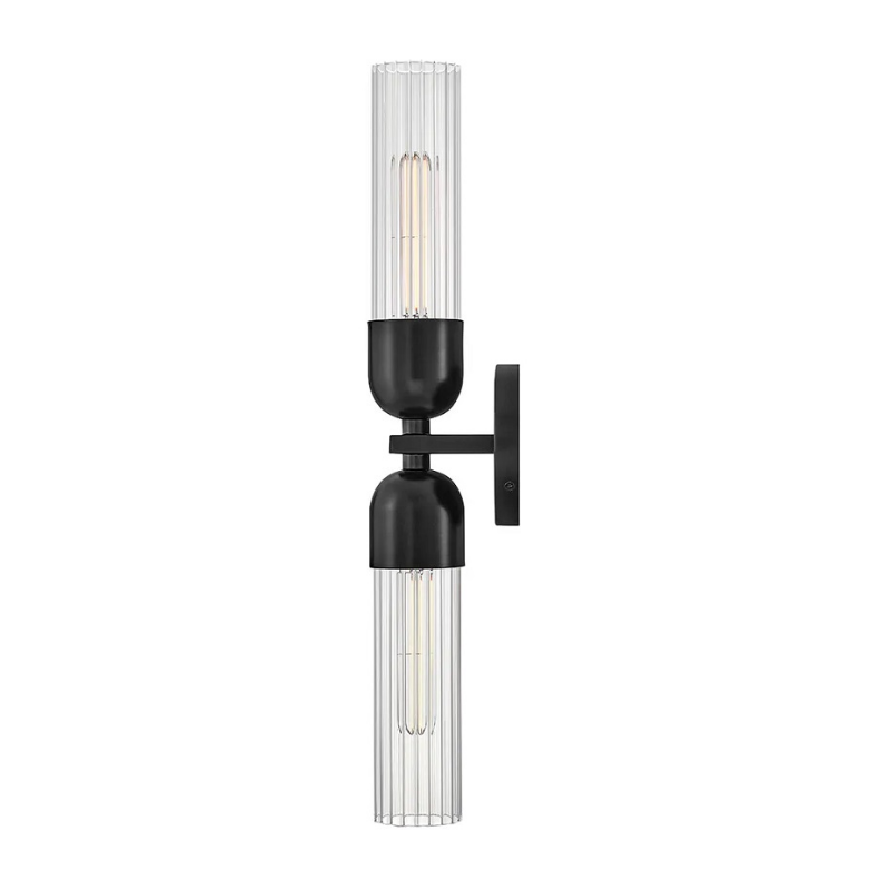 Hinkley 50912 Soren 2-lt 24" Tall LED Wall Sconce - Black
