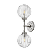 Hinkley 57412 Helene 2-lt 20" Tall LED Wall Sconce - Polished Nickel
