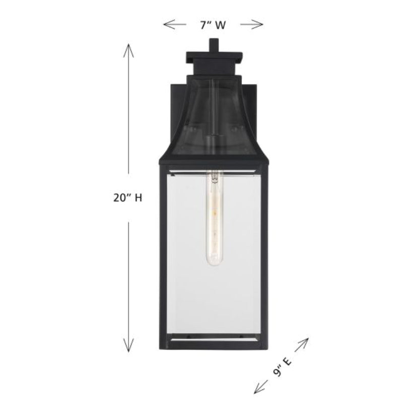 Savoy House 5-606 Emery 1-lt 20" Tall Outdoor Wall Lantern