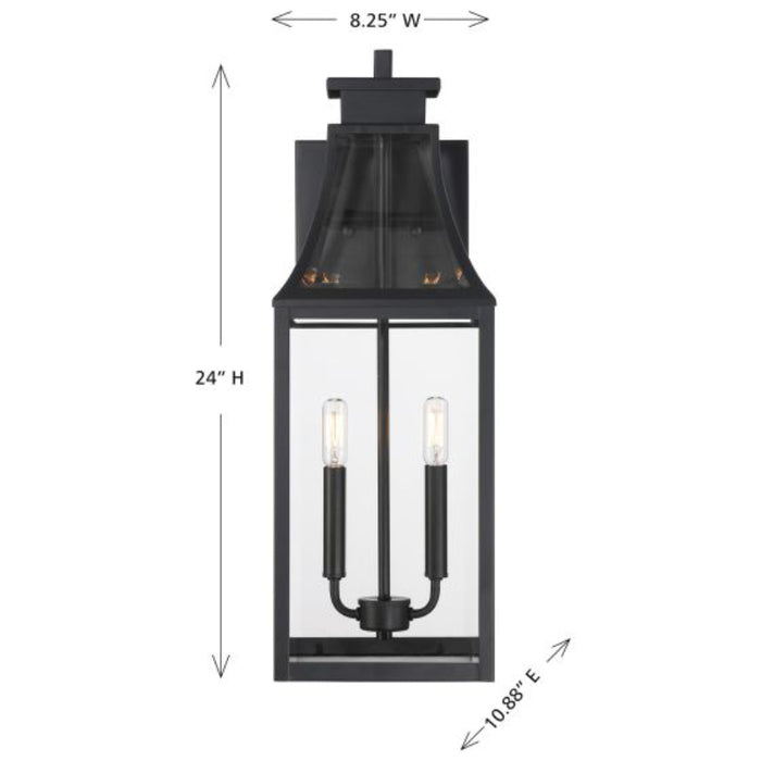 Savoy House 5-607 Emery 2-lt 24" Tall Outdoor Wall Lantern