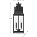 Savoy House 5-607 Emery 2-lt 24" Tall Outdoor Wall Lantern