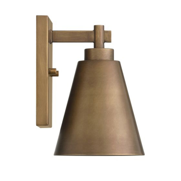 Savoy House 5-805-DS Ryder 1-lt 9" Tall Outdoor Wall Lantern - Atlas Bronze