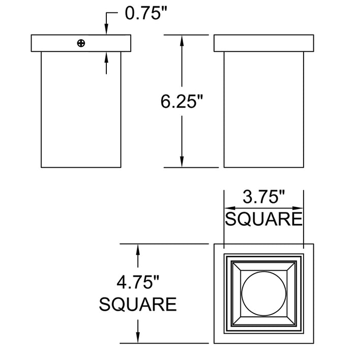 Access 50015 I-Lite 1-lt 6" LED Flush Mount