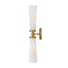 Hinkley 50092-CO Jude 2-lt 24" Tall LED Vanity - Heritage Brass