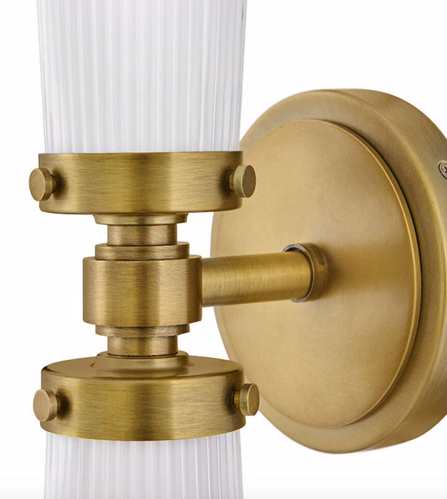 Hinkley 50092-CO Jude 2-lt 24" Tall LED Vanity - Heritage Brass