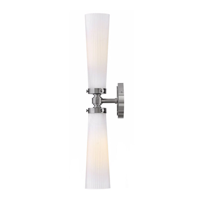 Hinkley 50092-CO Jude 2-lt 24" Tall LED Vanity - Polished Nickel