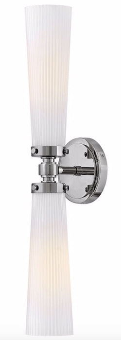 Hinkley 50092-CO Jude 2-lt 24" Tall LED Vanity - Polished Nickel