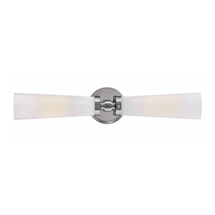 Hinkley 50092-CO Jude 2-lt 24" Tall LED Vanity - Polished Nickel