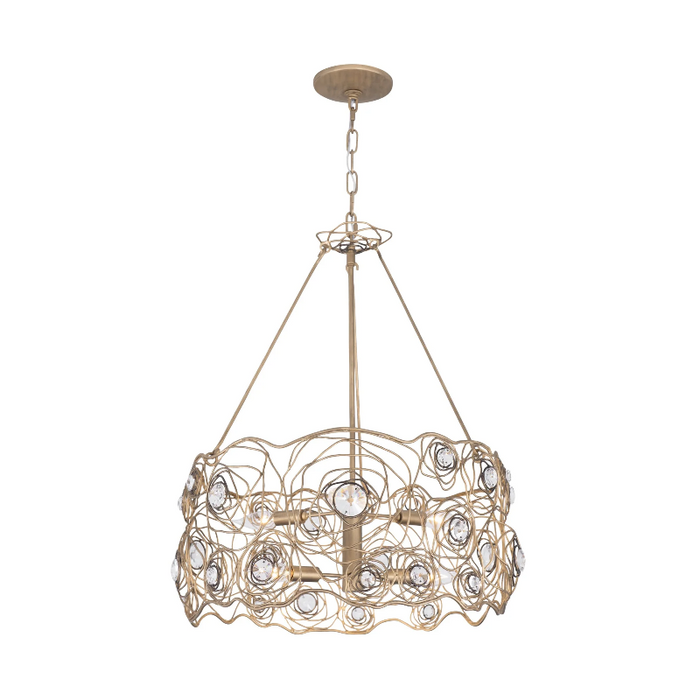 Varaluz 500C06 Ethereal Rose 6-lt 24" Chandelier