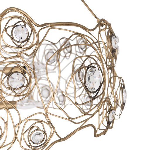 Varaluz 500C08 Ethereal Rose 8-lt 40" Chandelier
