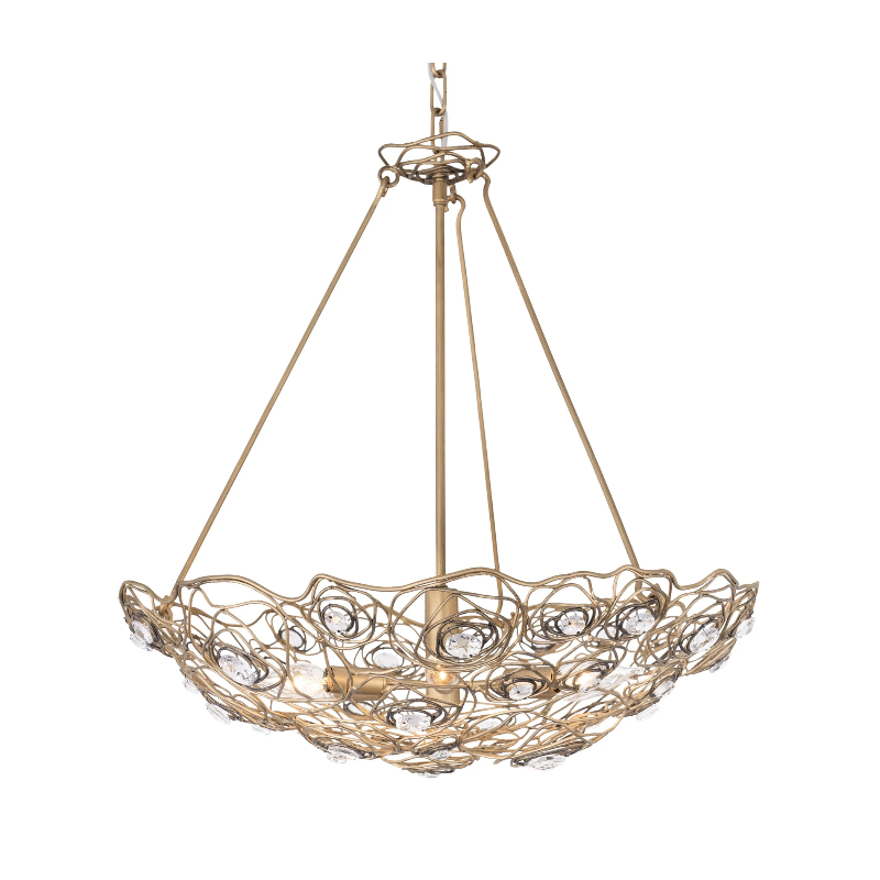 Varaluz 500P06 Ethereal Rose 6-lt 24" Pendant