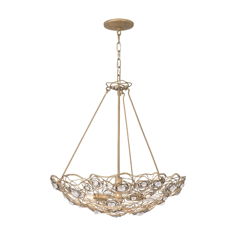 Varaluz 500P06 Ethereal Rose 6-lt 24" Pendant