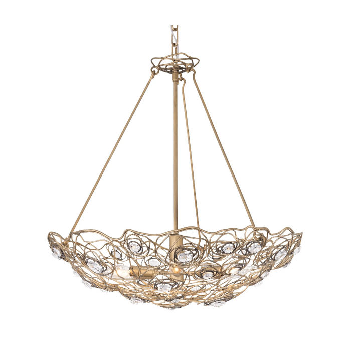 Varaluz 500P06 Ethereal Rose 6-lt 24" Pendant